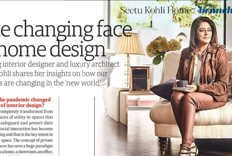 DESIGNS ON LIFE India’s leading luxury architect, Seetu Kohli | Hindustan Times, Brunch Focus