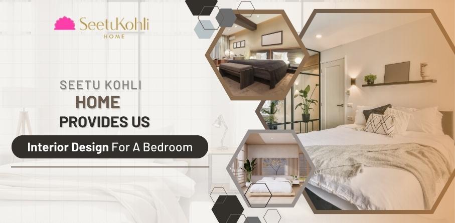 Interior design for a bedroom by Seetu kohli Home