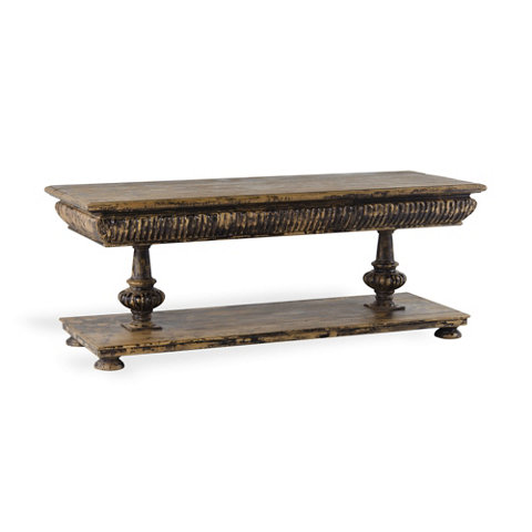 seetukohlihome, Double Pedestal Console Table